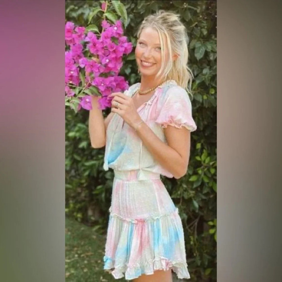 We're All Pretty Girls Tiered Dress Multicolor pastel 16786 - Picture 3 of 16